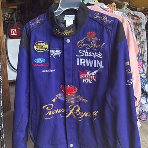 Vintage Crown Royal NASCAR jacket